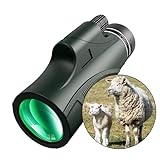 laxreheye Telescopio monocular de Alta Potencia 12x50,Telescopio monocular 12x50 | Telescopio monocular Multiusos para teléfono Inteligente,Telescopio monocular de Alta Potencia monocular Compacto de