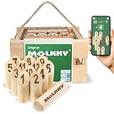 Mölkky Original - Juegos Exterior de Lanzamiento para Jardin, Picnic,...