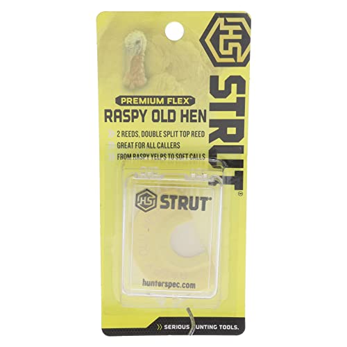 Hunters Specialties Strut Realistic Sounds Premium Flex Frame Raspy Old