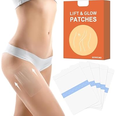 Thigh Lift Tape for Loose Skin, Waterproof Invisible Firming Patches for Legs, Reducing Thigh Friction, Lift and Patches Legs for Sagging Skin, Stomach, Arms, Body Tape for Women, 1BOX