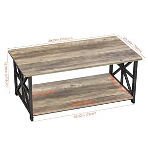 GreenForest Round Corners Coffee Table for Living Room — photo 3 of 6