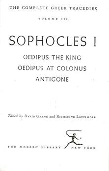 Hardcover SOPHOCLES I Oedipus the King, Oedipus At Colonus, Antigone Book