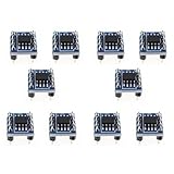 [Apparence] Broches de la carte adaptateur plaquées or. Ampli op OPA627AU SMD, carte adaptateur exquise, broches entièrement plaquées or.