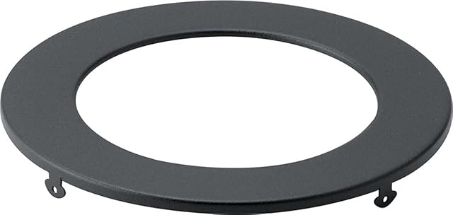 Kichler Direct-to-Ceiling Slim Decorative Trim 5 inch Round Textured Black