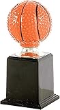 Palla basket stelo 18 cm Art-Trophies at85221 Trofeo Sportivo, Arancione, Taglia Unica