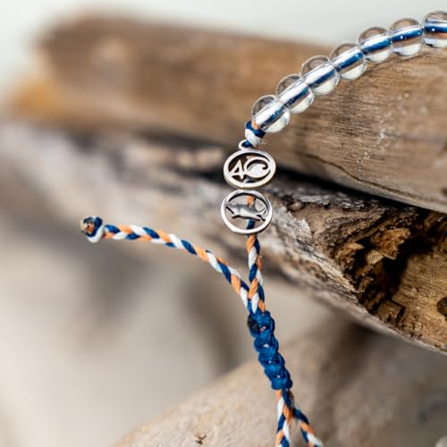 4Ocean Reef Shark Beaded Bracelet - Removes 1 Pound of Ocean Plastic - Handcrafted Beaded Design, Adjustable & Unisex - Recycled Materials - Supports Reef Shark Conservation2
