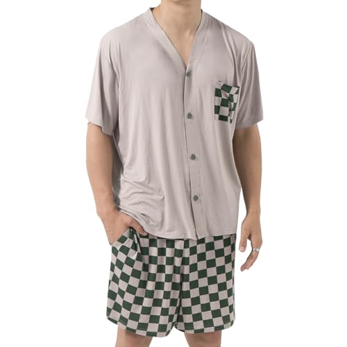 Ensemble pyjama homme été short et t-shirt pour nuits fraîches