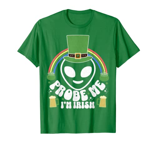 St Paddys Day I'm Irish Funny St Patricks Day Alien Maglietta