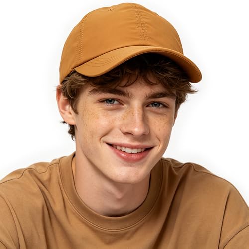 Image of Waterproof Baseball Cap Breathable UPF50+ Caps for Men Women Outdoor Sport Adjustable Rain Quick Dry Hat