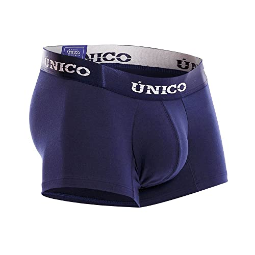 Mundo Unico Men Trunks | Microfiber (US, Alpha, X-Large, Regular, Regular, Dark Blue)2
