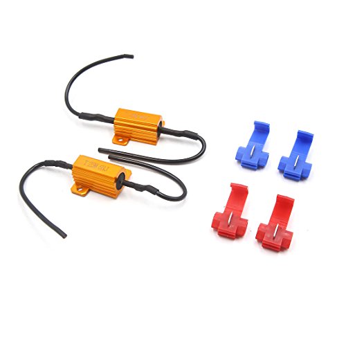 uxcell 2Pcs 25W 6RJ LED Headlight Canbus Decoder miniatura 1