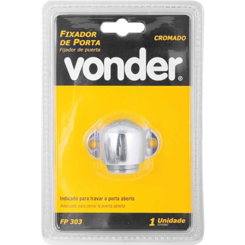 Vonder, Fixador De Porta Fp 303, Cromado.