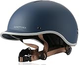KANETAKA カネタカ 自転車 ヘルメット 【補助金対象】 MODERN CLASSICS 三重構造 防災 サイズ微調整 街乗り おしゃれ 通勤 通学 プレゼント (56-61cm, インディゴブルー)