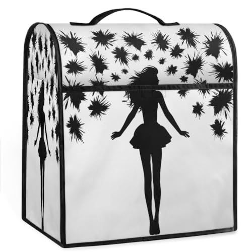 Coffee Maker Cover Cheerleading Girl Kitchen Appliance Covers Small Appliance Covers Blender Cover Juicer Cover Dust Covers for Kitchen Appliances with Top Handle and Pockets,Washable,B445