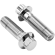 طقم مسامير الفرجار الأمامية XMT-MOTO M10x1.5 Metric Chrome مناسب لسيارات هارلي تورينج