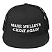 Hogue WS LLC Make Mullets Great Again Hat (Embroidered Trucker Cap) Black/White