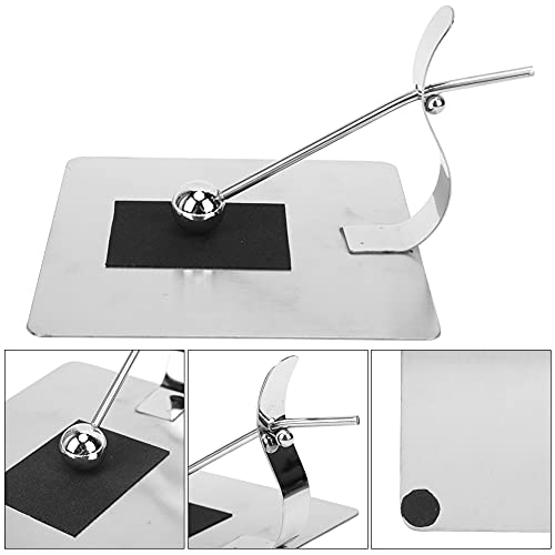 NSXAYIWE Weighted Napkin Holder for Table, Stainless Steel Flat Paper Towel Holder with Weighted Arm and Non Slip Base, Square Cocktail Napkin Holder for Kitchen Dining Farmhouse Hotel Party by NSXAYIWE - Image 4