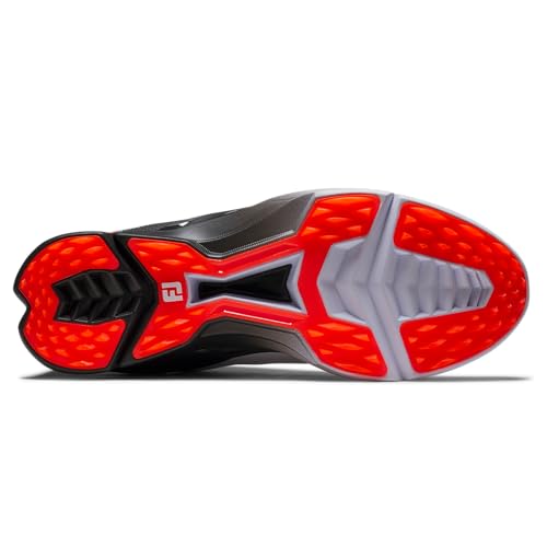 FootJoy Men's FJ Fuel Previous Season Style Golf Shoe, White/Black/Coral, 8 Wide by FootJoy - Image 4