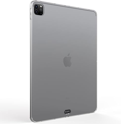 Miniatura 5 de Puxicu Funda transparente para iPad Pro de 12.9 pulgadas 202220212020, diseño delgado, flexible y suave, funda protectora de TPU para iPad Pro de