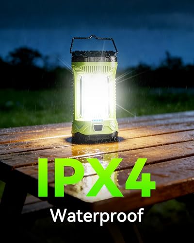 AlpsWolf Camping Lantern Rechargeable, 4000LM LED Lanterns for Power Outages, 4600mAh Super Bright Portabl Lantern & Lights for Emergency, Hurricane, Camping — view 4