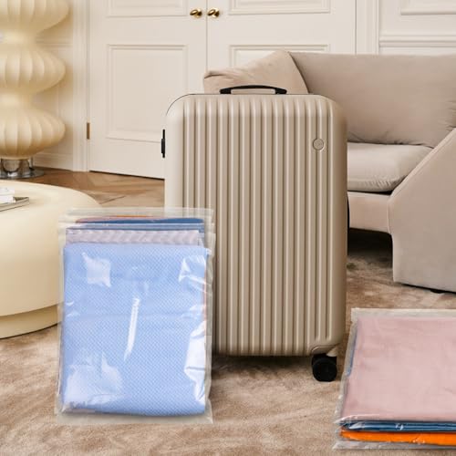 HAGOT 45 Stücke 30 x 40 cm Zip Beutel Wiederverwendbar, Plastiktüten Versiegelte, Plastiktüten Versiegelte, für Kleidung Kosmetik Handtuch