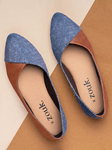Image of ZOUK Women's Vegan Handcrafted Office Bellies