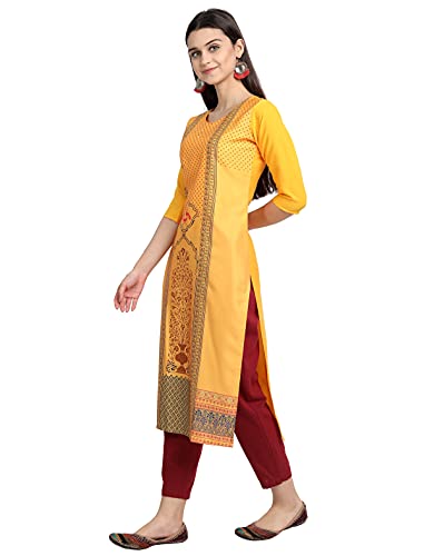 Image of Women's Crepe Regular Kurta