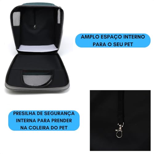Bolsa Mochila De Transporte Pet Para Cães Gatos Cachorro Viagem Avião Passeio Cabine Transportar Ani