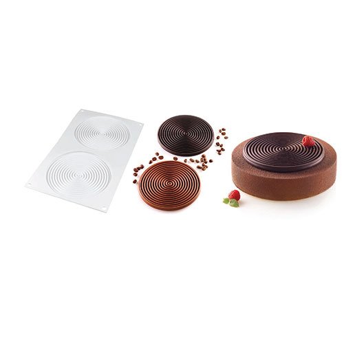 Silikomart - Silikomart professional 2 tourbillons. Cuisine : Autour de la pâtisserie (Moules en silicone)