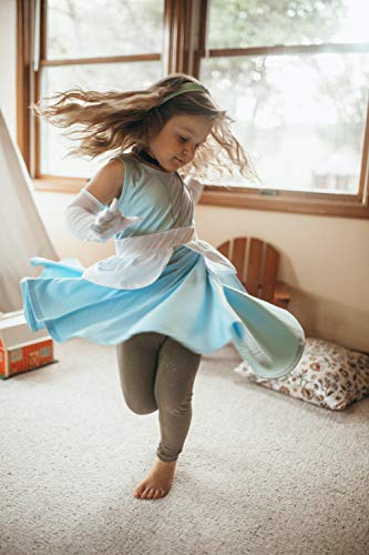 Little Adventures Cinderella Princess Twirl Dress (4) - Machine Washable Child Pretend Play And Party Dress With No Glitter #TOP3
