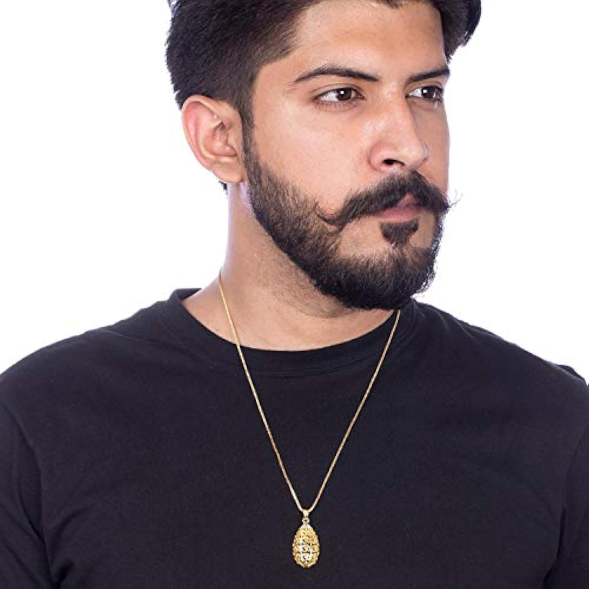Spiritual OM Tear-Drop Pendant Necklace