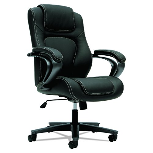 Hon Managerial Office Chair- High-Back Computer Desk Chair With Loop Arms , Black (Vl402) #TOP28