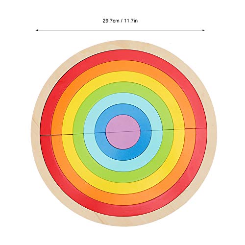 Blocchi di Costruzione in Legno Arcobaleno
