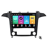 ❤【Mehrere Konfigurationsoptionen】: Autoradio mit hocheffizientem Prozessor, 4G&WiFi/Externes MIC/App-Download/Geteilter Bildschirm/Autoeinstellungen/GPS-Navigation/Spiegelverbindung/FM/AM/RDS/DSP/Bluetooth/HD 1080P Video/Lenkung durchführen Radsteuerung/Mirror Link/Backup-Kamera/MP3/AUX/USB/Unterstützung für TPMS, OBD2, DVR, DAB+, Carplay usw. erweiterte Gerätefunktionen