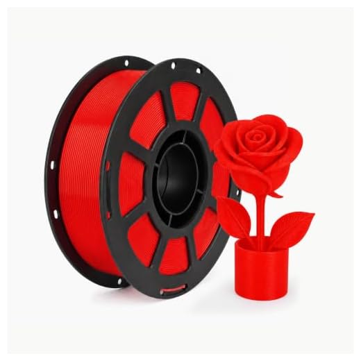 ⚡ Miailuy PETG Filament 1.75mm Red,1kg Spool-Dimensional Accuracy +/- 0.02mm