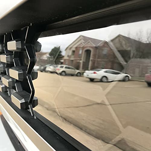 TSS Garnish for Tacoma 2016-2023 TSS Sensor Garnish Cover TR D Pro Grille Sensor Cover Aftermarket Front Grill Radar Cover Garnish Plate Grill Insert for 3rd Gen Tacoma Accessories