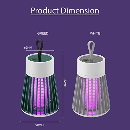 Image of Mosquito Lamp Eco-Friendly LED Mosquito Killer Machine - USB-Powered Indoor Bug Zapper for Home - Chemical-Free Insect Trap Safe for Kids & Pets - Easy to Clean (MASHROOM Mosquito LAMP)