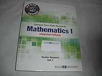 Common Core State Standards Mathematics 1 Integrated Pathway Teacher Resource 0825170974 Book Cover