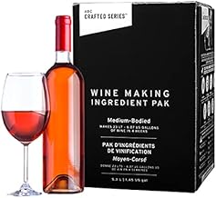 ABC Cork Co Wine Making Kit | 6 Gallon Wine Kit | Premium Ingredients for DIY Wine Making, Makes 30 Bottles of Wine (Washington State White Zinfandel, Medium-Bodied)
