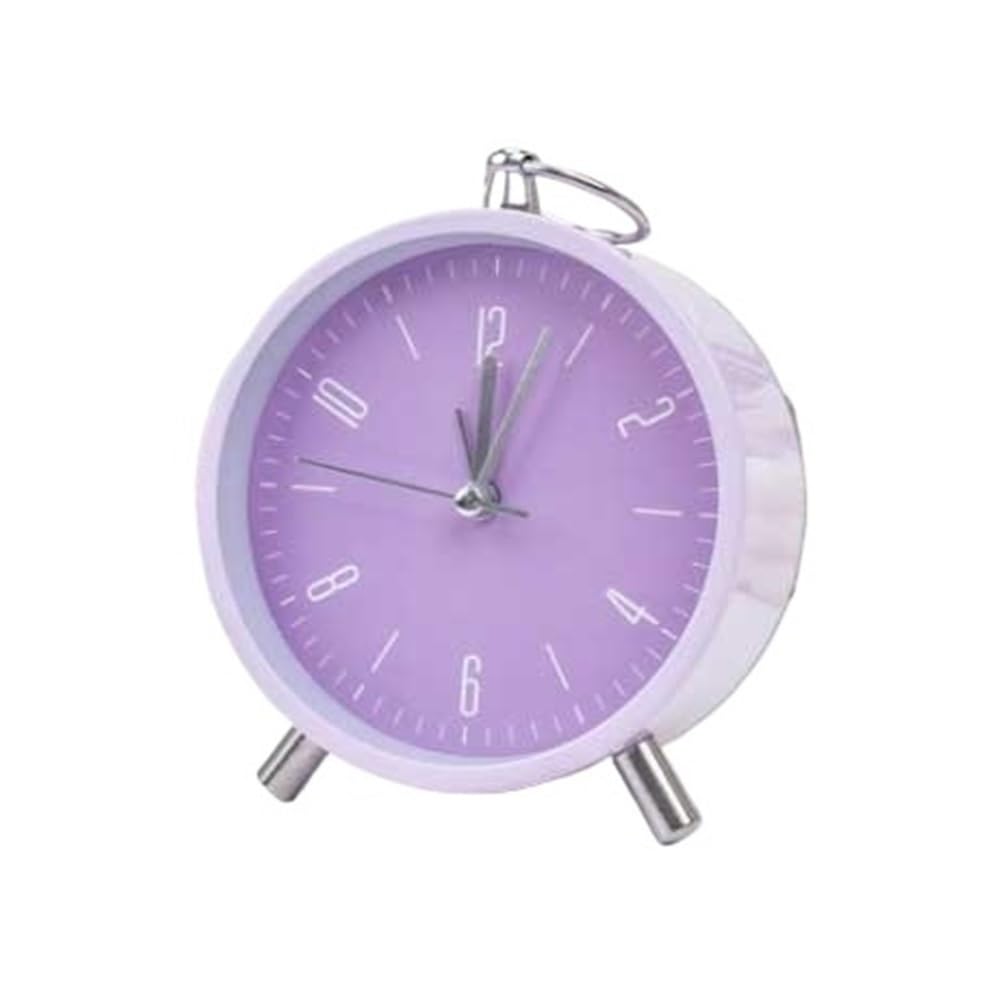 YHxFlux Table clocks Simple Students Alarm Clock for Bedroom Living Room Study School Dormitory Analog Battery Operated for bedrooms