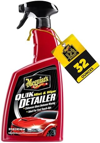 Meguiar's Quik Detailer, Mist & Wipe Car Detailing Spray, Clear L...