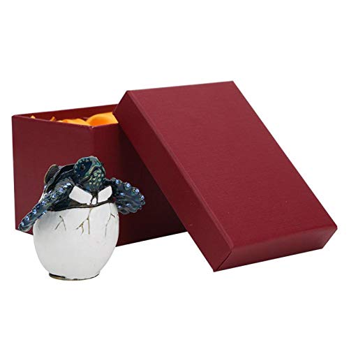 Recipiente de enfeites, ovos de Páscoa decorativos, caixa de enfeites de mesa, casa para exibição, e