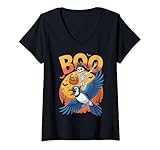 Photo Gallery donna costume spettrale blue jay bird su boo blue jay bird halloween maglietta con collo a v Photo Gallery donna costume spettrale blue jay bird su boo blue jay bird halloween maglietta con collo a v