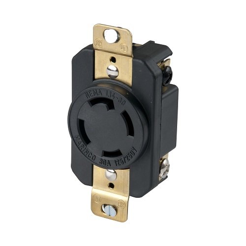 Marinco Power Products 3014R.OEM.Nms Receptacle, Lock Master/50, 125V/250V, 30 Amp