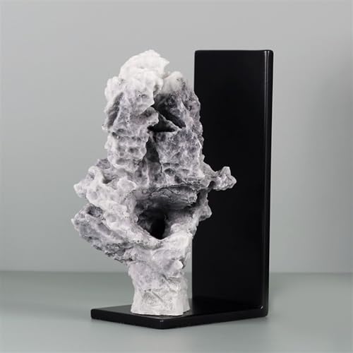 Sujetalibros de mármol decorativos resistentes soporte para libros en escuela y librería 5