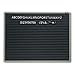 Quartet 901M Quartet Magnetic Wall Mount Letter Board, 24w x 18h, Black, Gray Aluminum Frame