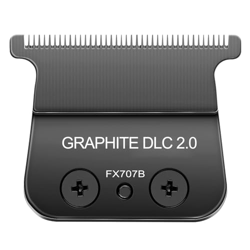 Trimmer Replacement Blade for Babyliss Pro All FX787 & FX726 Hair Trimmers,DLC 2.0 Clipper Replacement Blades Compatible with BaByliss Barberology Trimmer Blades,Black