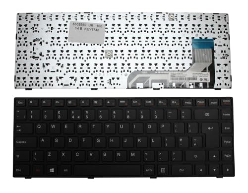 Clavier Lenovo IdeaPad 100-14IBY remplacer clavier cassé ordinateur portable noir
