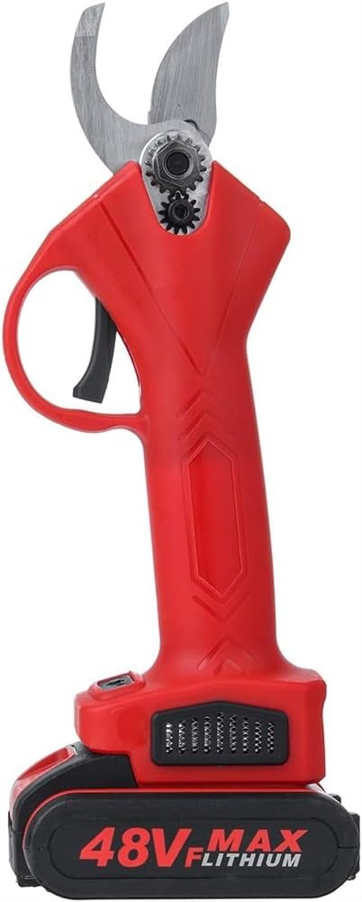 Cisaille électrique sans Fil 48V, avec Batterie Lithium-ION 9000Mah, Coupe Efficace des Branches d'arbres fruitiers et de bonsaï (Size : 1 Battery)