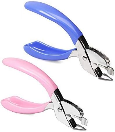 Staple Remover Staple Removers Tool Staples for Office,School and Home,Pink and Blue